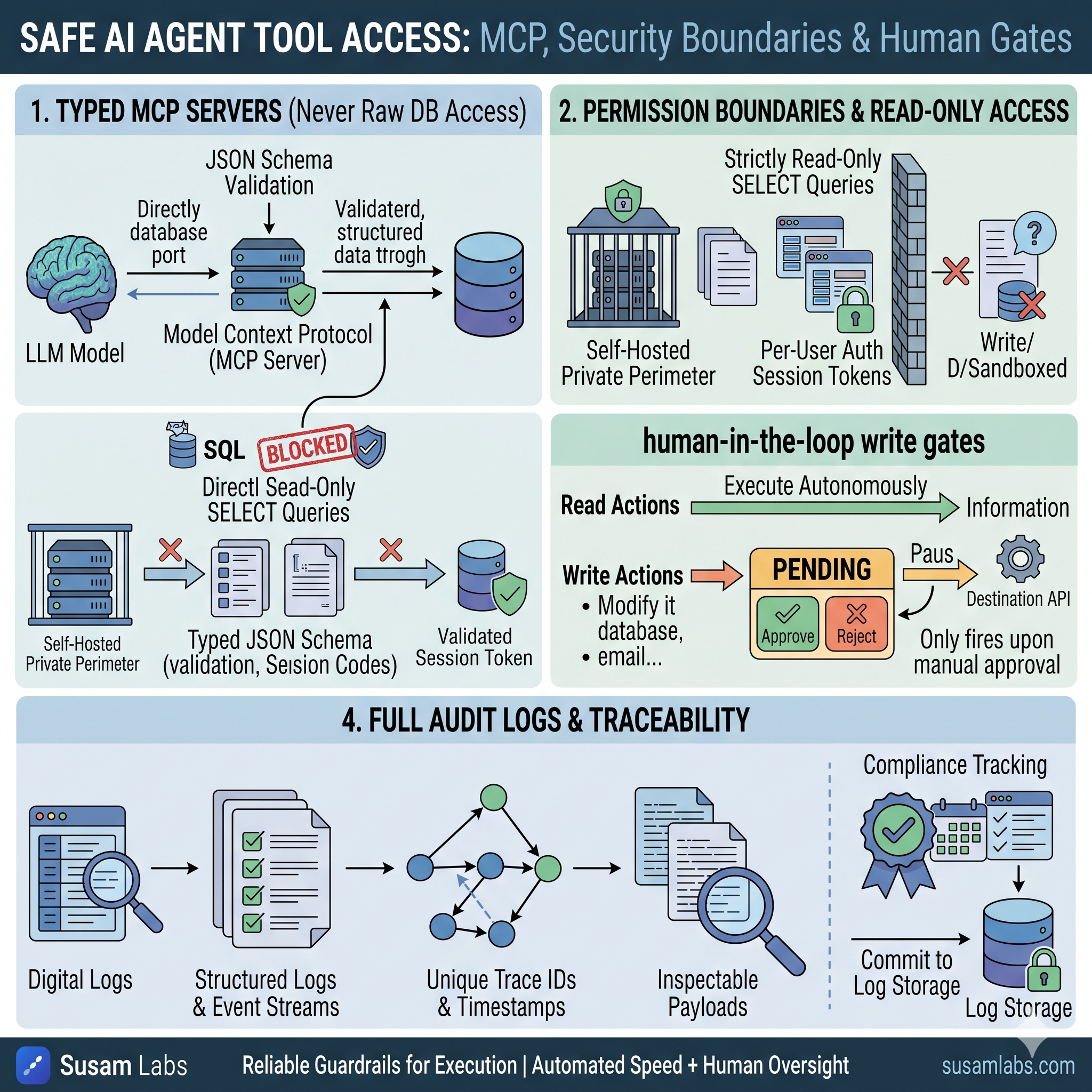How to Give an AI Agent Safe Access to Internal Tools